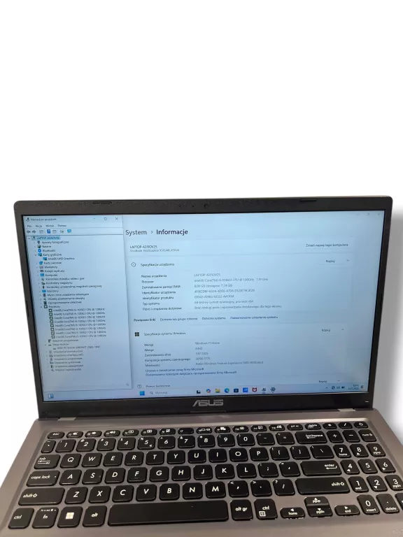 LAPTOP ASUS VIVOBOOK X515JA-BQ3331W I5-10GEN 8GB/256GB
