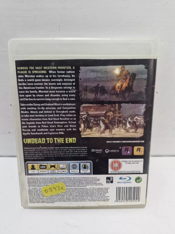 GRA NA PS3 RED DEAD REDEMPTION UNDEAD NIGHTMARE