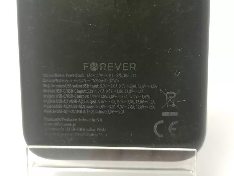 POWERBANK FOREVER 10000 MAH