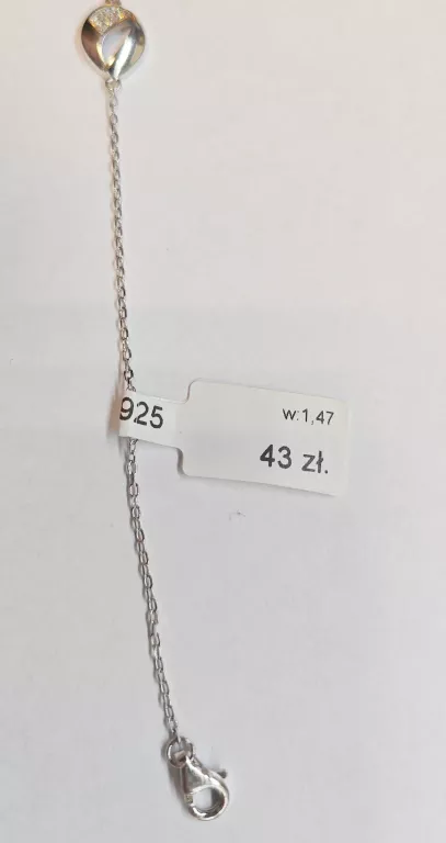 SREBRNA BRANSOLETKA 925 1,47G