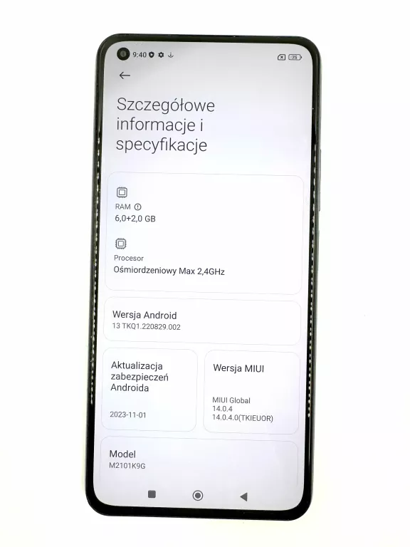 TELEFON XIAOMI MI 11 LITE 6 GB /128 GB