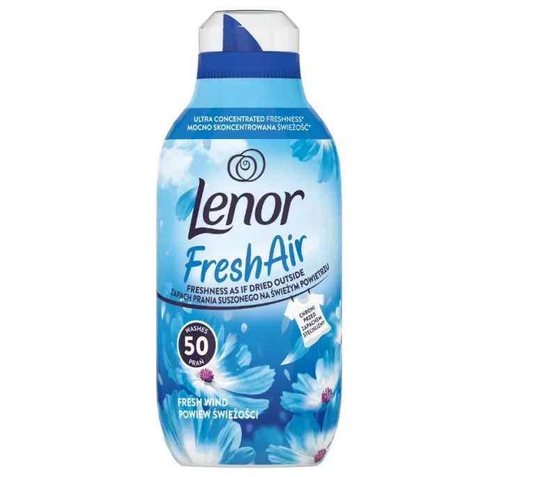 LENOR FRESH AIR PŁYN DO PŁUKANIA TKANIN 50 PRANIA, FRESH WIND