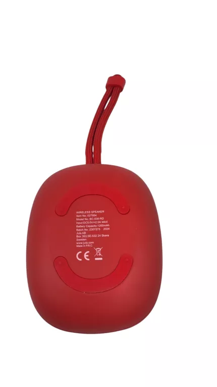 GŁÓŚNIK BRIGHT  027954 CZERWONY