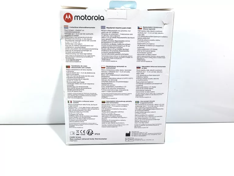 MOTOROLA | TERMOMETR BEZDOTYKOWY 3 W 1 , MBP66