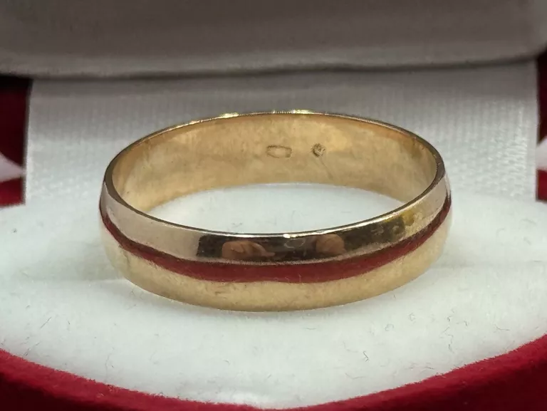 ZŁOTA OBRĄCZKA PRÓBA 585 4.28G R24