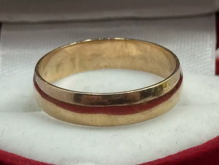ZŁOTA OBRĄCZKA PRÓBA 585 4.28G R24