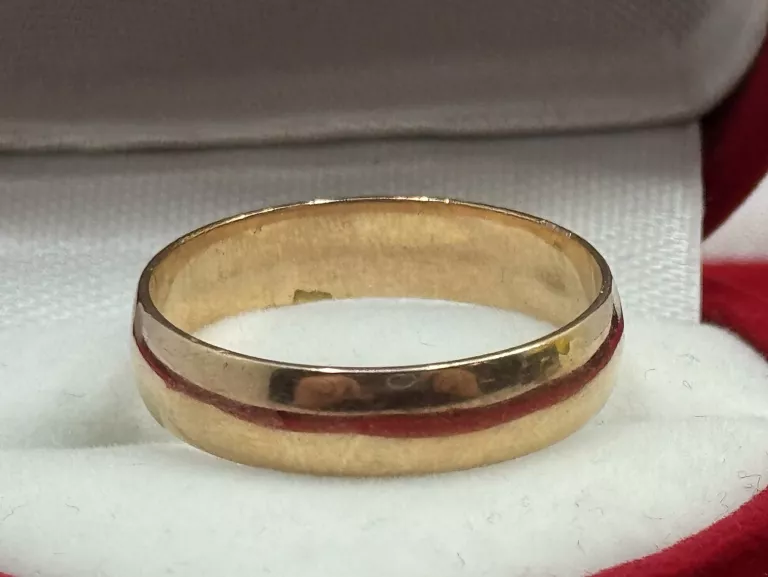 ZŁOTA OBRĄCZKA PRÓBA 585 4.28G R24