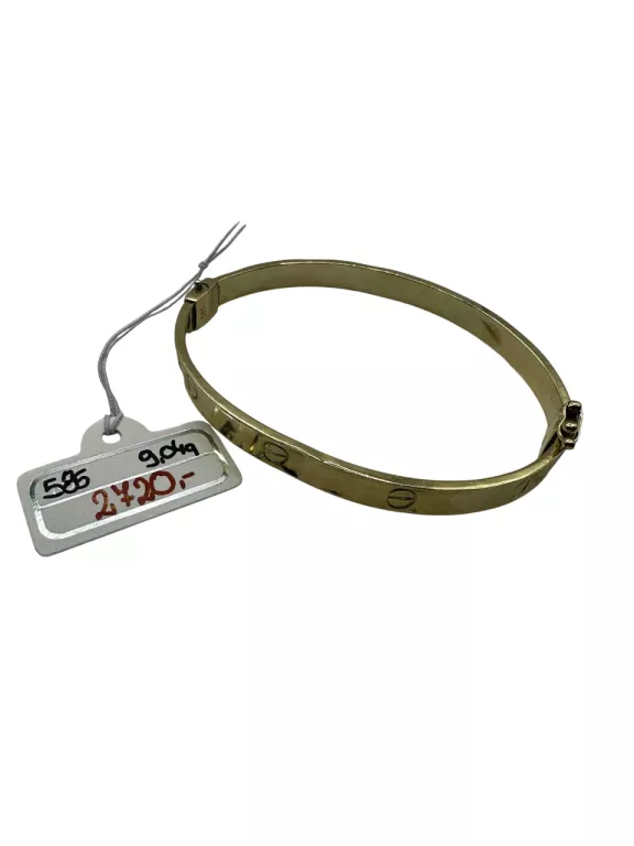 ZŁOTA BRANSOLETKA PR. 585 WAGA: 9,04G