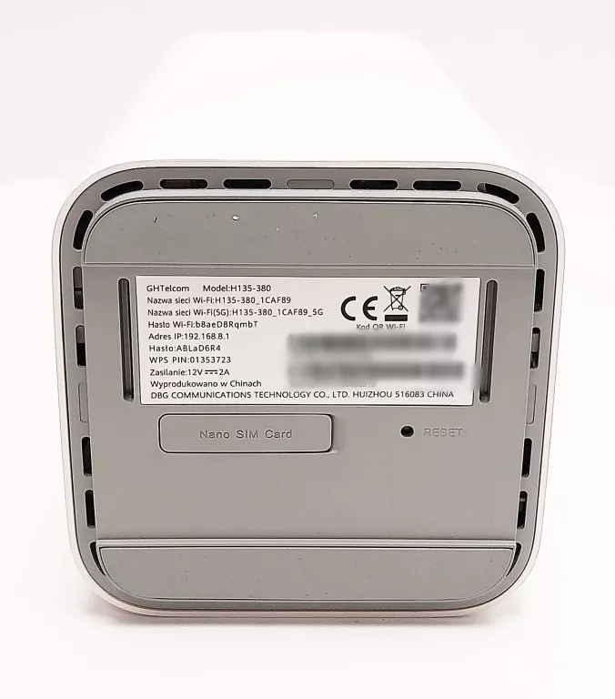 ROUTER STACJONARNY SPEEDBOX ROUTER 5G CPE 3 H135-380