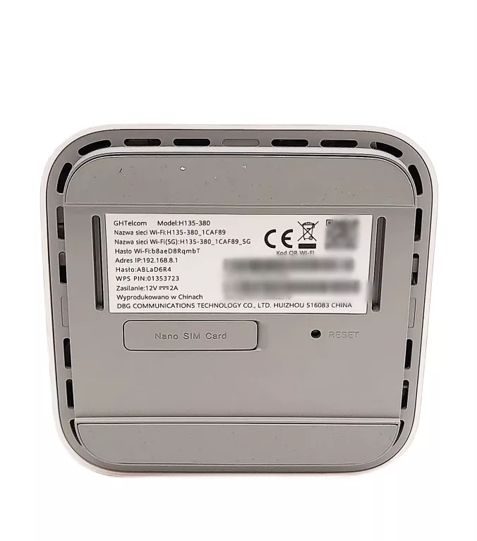 ROUTER STACJONARNY SPEEDBOX ROUTER 5G CPE 3 H135-380