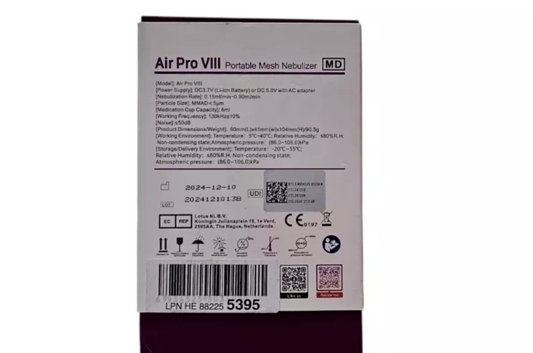 NEBULIZATOR INHALATOR PRZENOŚNY MAŁY AIR PRO VIII