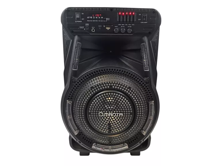 GŁOŚNIK KARAOKE POWER AUDIO MANTA SPK5033 Z MIKROFONEM 80W