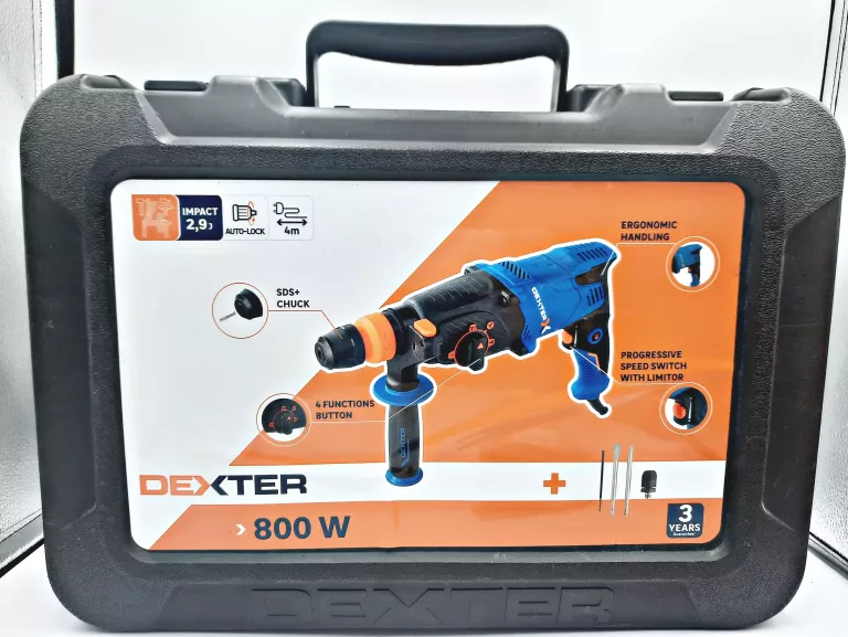 MŁOTOWIERTARKA DEXTER SDS PLUS 800 W