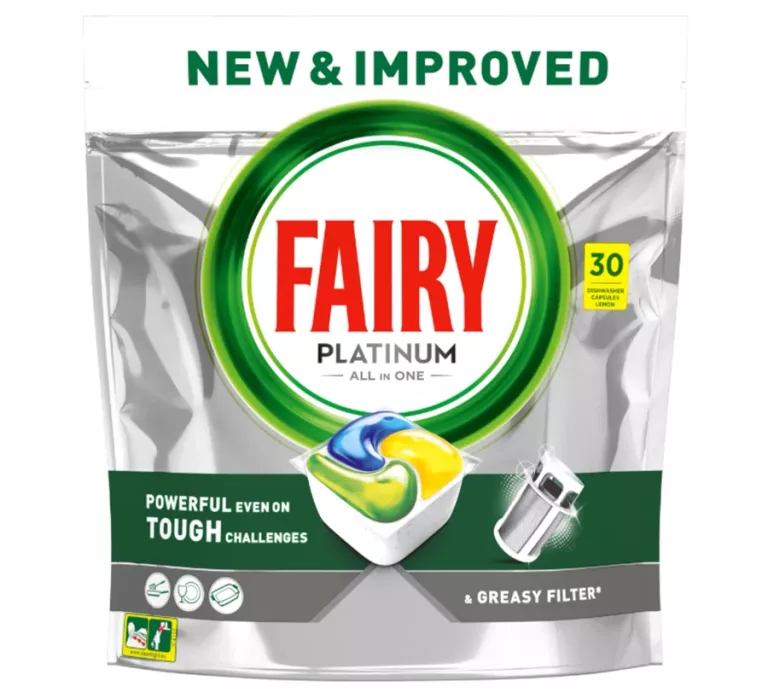 TABLETKI DO ZMYWARKI FAIRY PLATINUM CYTRYNA ALL IN ONE, 30 TABLETEK