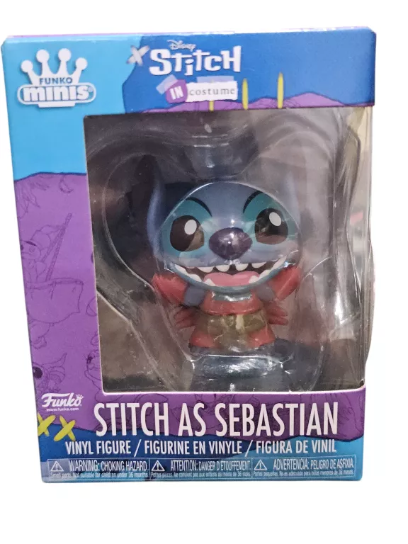 FUNKO MINIS / STITCH IN COSTUME AS SEBASTIAN
