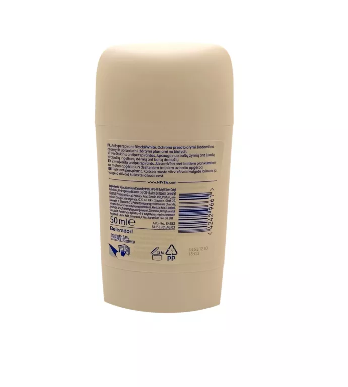 NIVEA ANTYPERSPIRANT BLACK&WHITE CLEAR SZTYFT