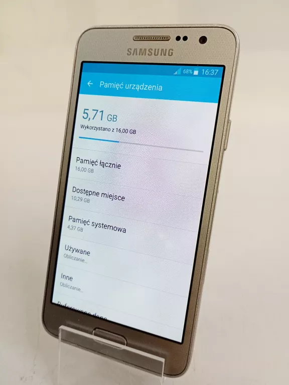 SMARTFON SAMSUNG GALAXY A3 1 GB / 16 GB 4G (LTE) ZŁOTY