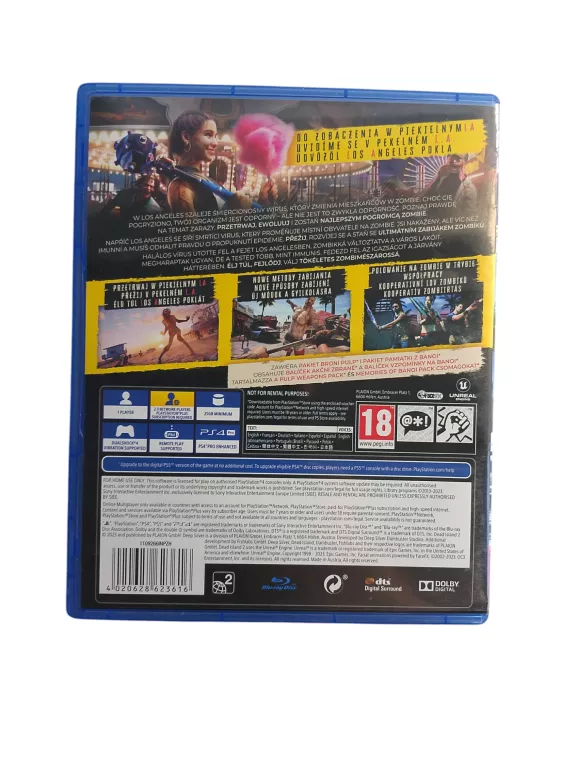 GRA PS4 DEAD ISLAND 2 PULP EDITION