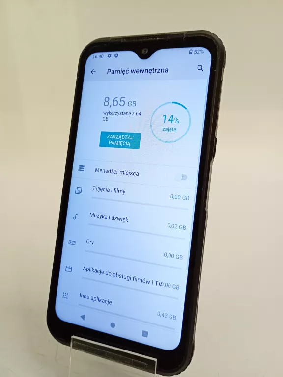 SMARTFON HAMMER BLADE 3 4 GB / 64 GB 4G (LTE) CZARNY