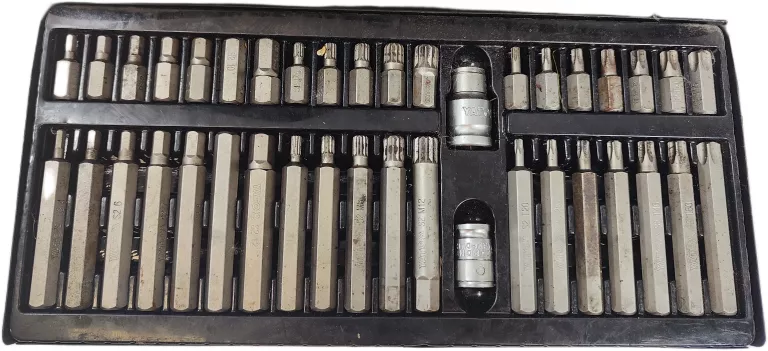 KOMPLET KLUCZY IMBUSOWYCH YATO KOŃCÓWKI WKRĘTAKOWE TORX HEX SPLINE YT-0400