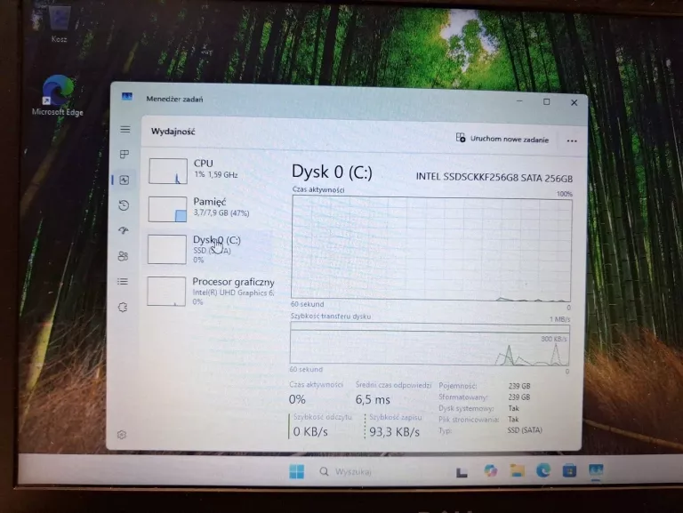 LAPTOP DELL LATITUDE 5290 8/256GB + ZASILACZ