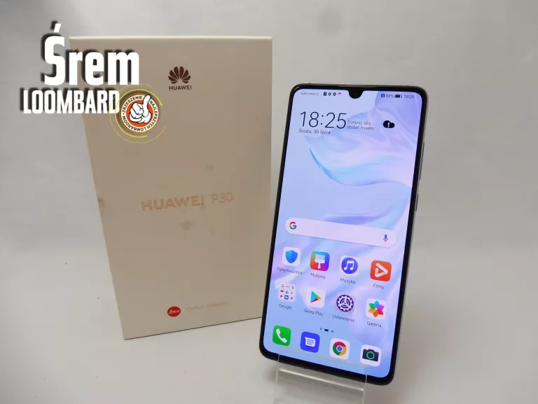 TELEFON HUAWEI P30 6GB/128GB, KARTONIK, BDB STAN!