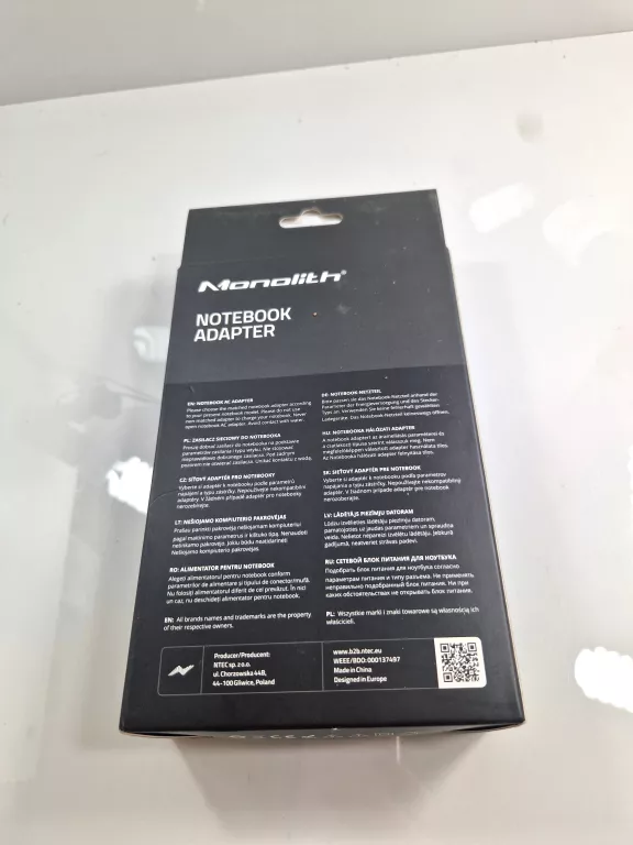 ZASILACZ QOLTEC 51031 DO LENOVO 135W 20V 6.75A + KABEL ZASILAJĄCY