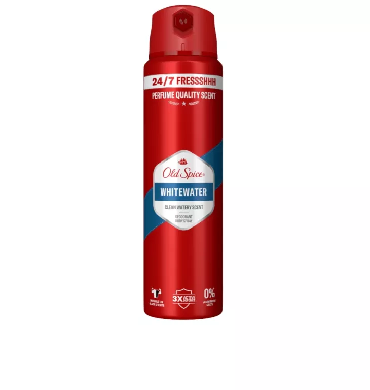 OLD SPICE WHITEWATER DEZODORANT W SPRAYU DLA MĘŻCZYZN 150 ML