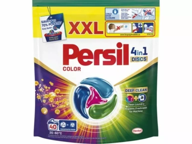 PERSIL KAPSUŁKI DO PRANIA DISCS 4W1 COLOR 40 PRAŃ