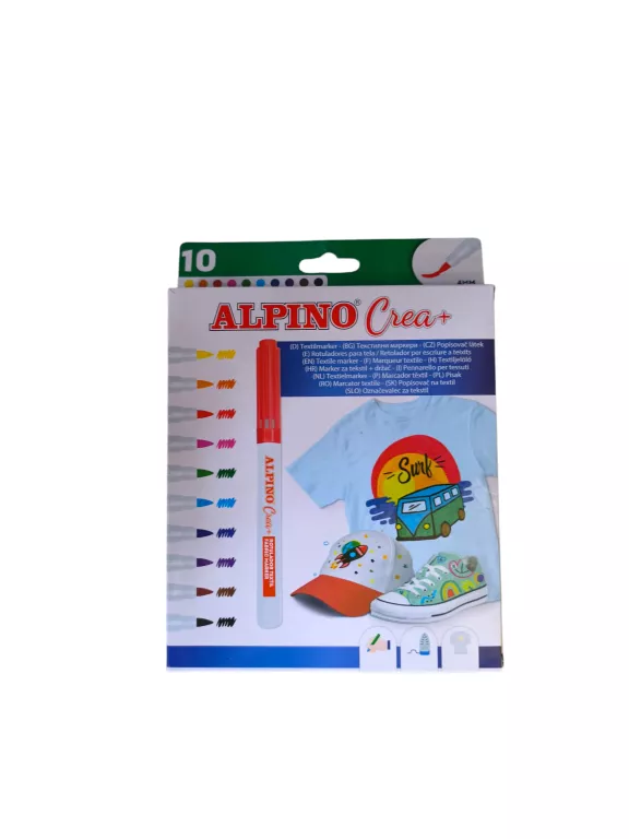 ZESTAW MAZAKÓW TEKSTYLNYCH ALPINO CREA+
