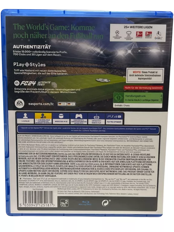 FC 24 PLAYSTATION 4 (PS4) PUDEŁKOWA