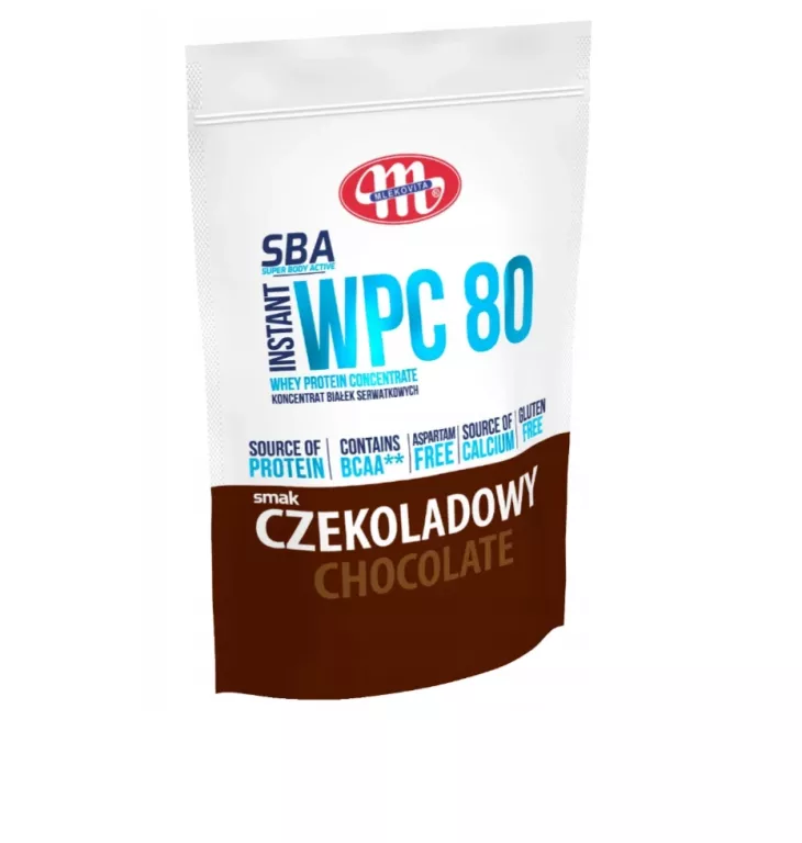 MLEKOVITA ODŻYWKA BIAŁKOWA 700G KONCENTRAT BIAŁKA WPC SMAK CZEKOLADOWY