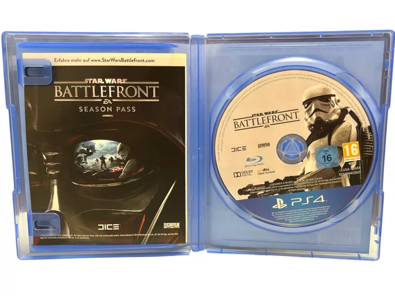STAR WARS: BATTLEFRONT PLAYSTATION 4 (PS4) PUDEŁKOWA