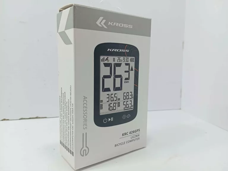 LICZNIK ROWEROWY KROSS KRC 426 GPS 2,4" BLUETOOTH ANT+ IPX7