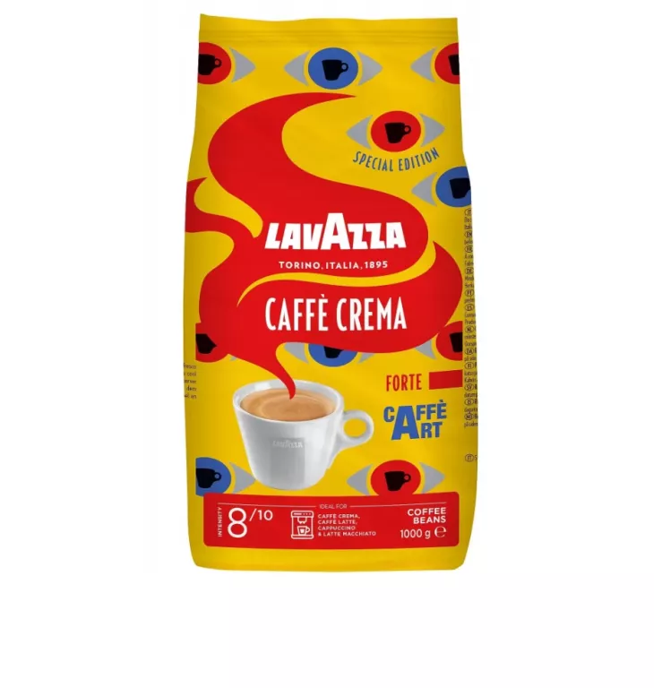 KAWA ZIARNISTA ARABICA LAVAZZA TORINO CAFE CREMA 1000 G