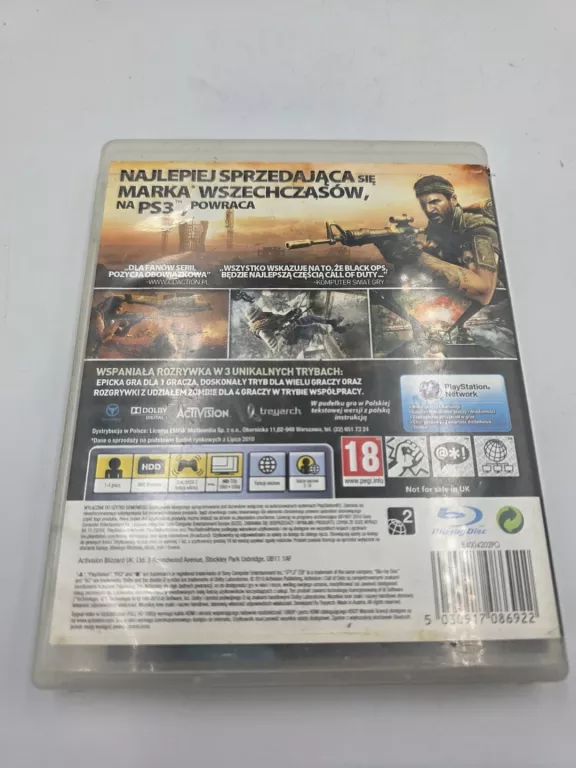 GRA NA PS3 CALL OF DUTY BLACK OPS