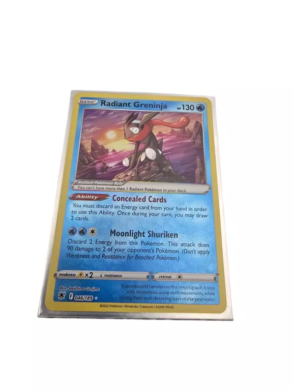 KARTA POKEMON RADIANT GRENINJA (ASR 046) - ASTRAL RADIANCE