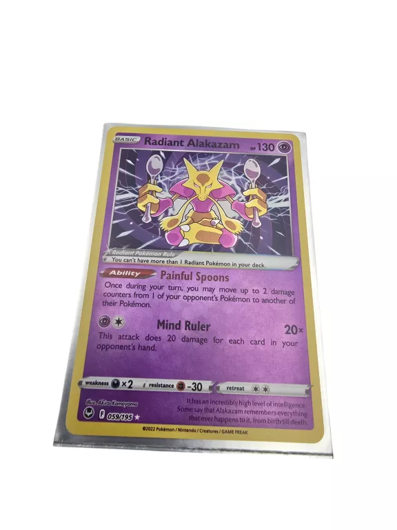 KARTA POKEMON TCG PSYCHIC - RADIANT ALAKAZAM (SIT 059)