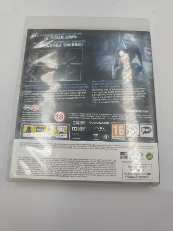 GRA NA PS3 MURDERED SOUL SUSPECT