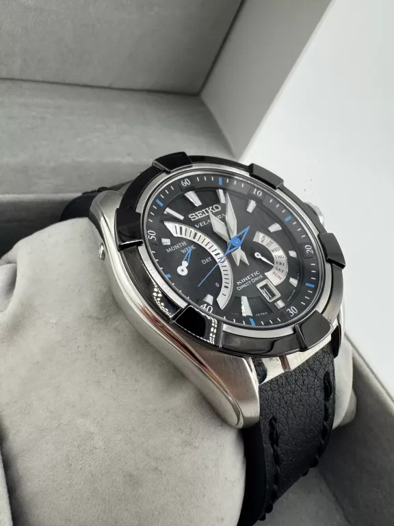 ZEGAREK SEIKO VELATURA KINETIC DIRECT DRIVE 5D44-0AH0 + PASEK