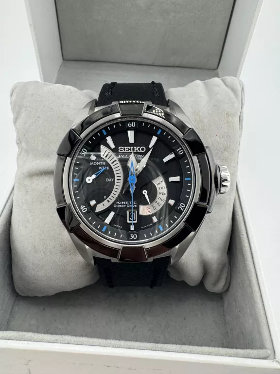 ZEGAREK SEIKO VELATURA KINETIC DIRECT DRIVE 5D44-0AH0 + PASEK