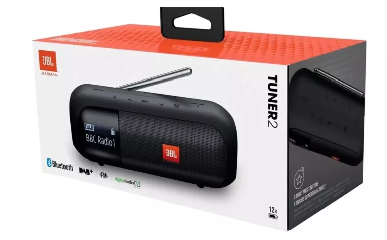 GŁOŚNIK PRZENOŚNY JBL TUNER 2 CZARNY 5 W/ FABRYCZNIE ZAPAKOWANE!