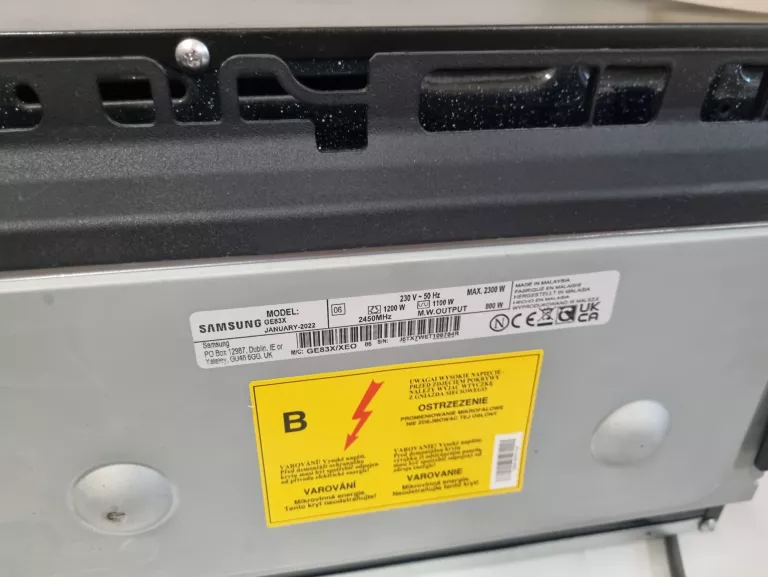KUCHENKA MIKROFALOWA SAMSUNG GE83X MIKROFALÓWKA