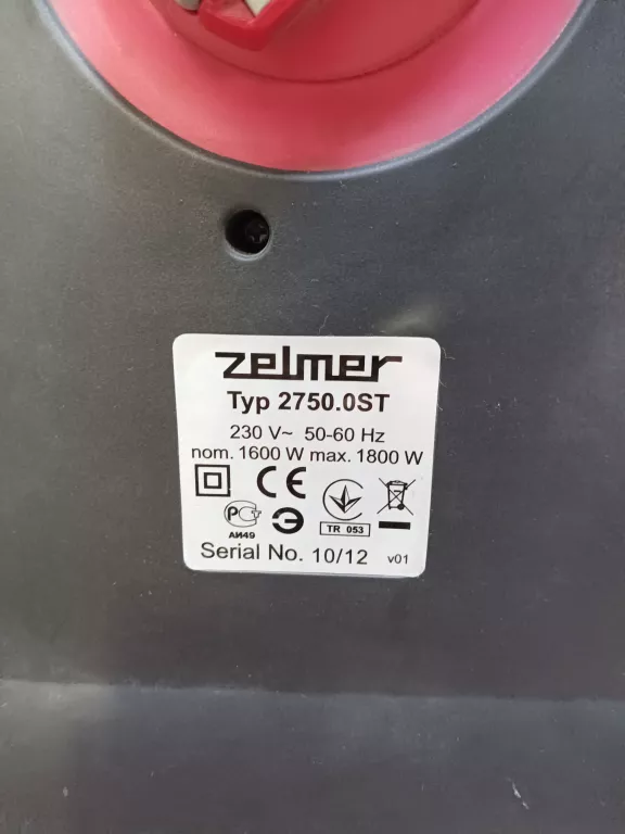 ODKURZACZ TRADYCYJNY ZELMER CLARRIS TWIX 2750.0 ST