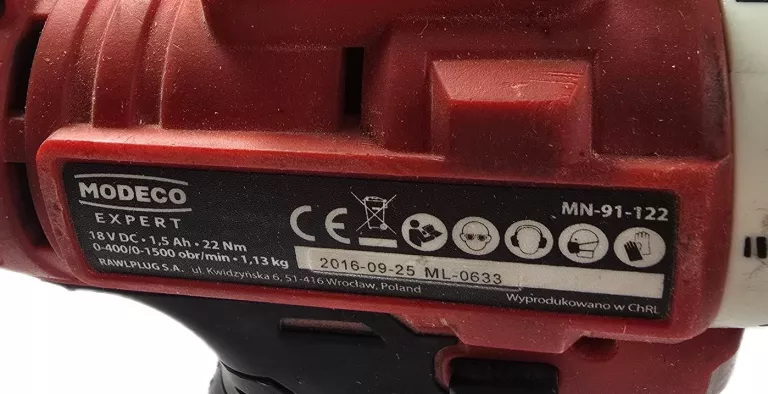 WKRĘTARKA MODECO EXPERT MN-91-122!