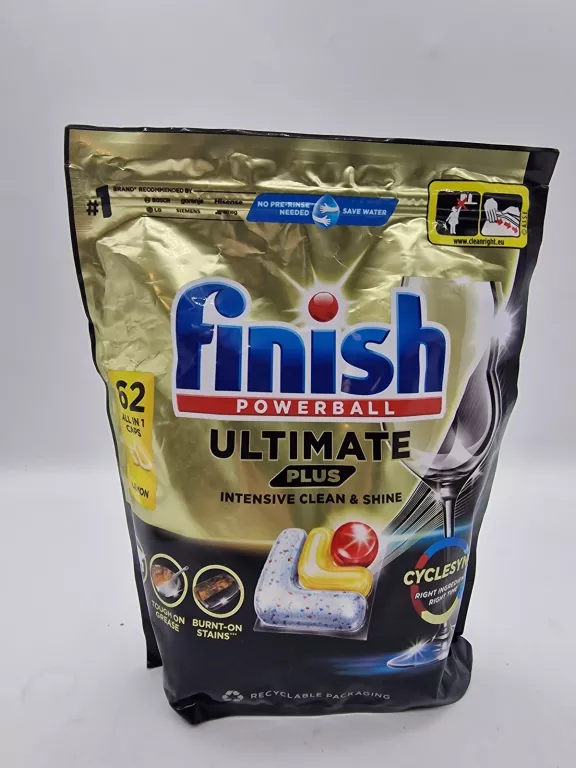 KAPSUŁKI FINISH ULTIMATE 62SZT. LEMON