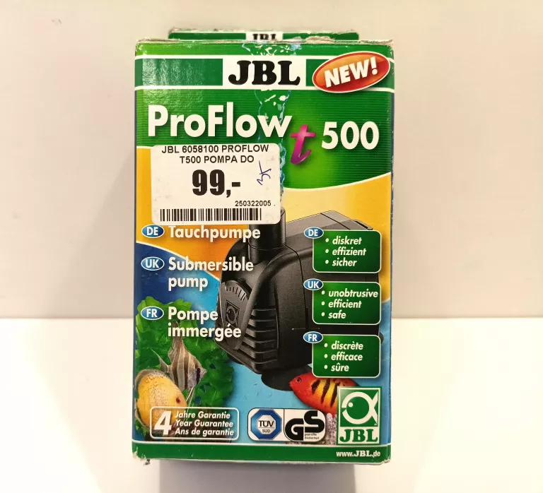 JBL 6058100 PROFLOW T500 POMPA DO CYRKULACJI WODY W AKWARIACH