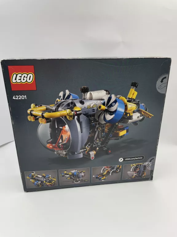 LEGO TECHNIC 42201 GŁĘBINOWY OKRĘT PODWODNY DO BADAŃ