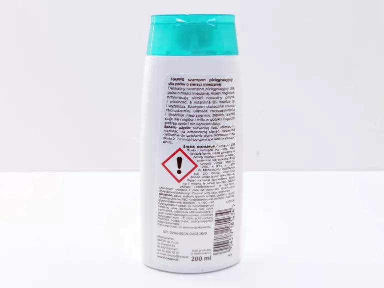 HAPPS SZAMPON DLA PSÓW O SIERŚCI MIESZANEJ 200ML