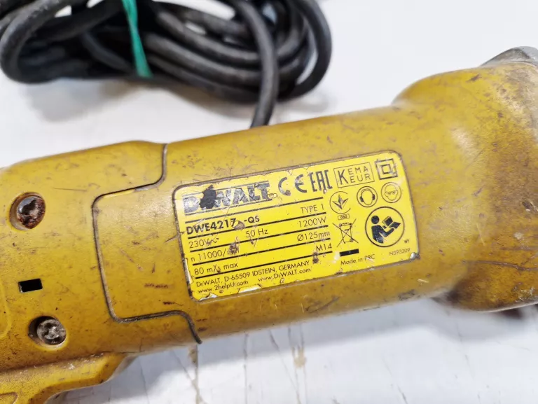 SZLIFIERKA KĄTOWA DEWALT DWE4217 | 125MM | 1200W